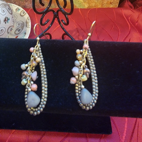 Earrings with beads for pierced ears - Picture 5 of 5